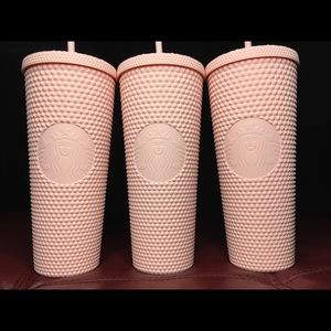 Starbucks 2020 Matte Pink Studded Cup